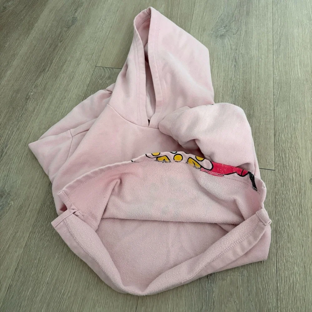 Baby Gap Disney Kids Girls Hoodie 4 Years Pink Mickey Minnie Design Cotton